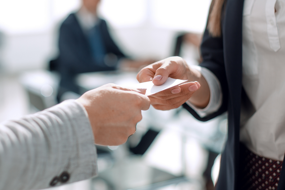 Networking in person
